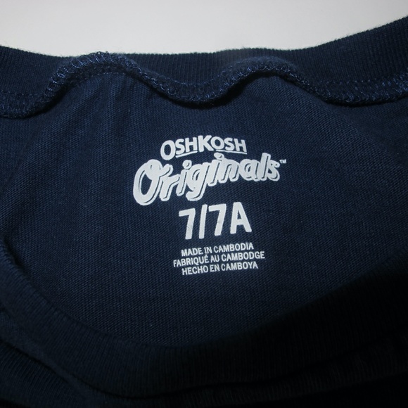 Bundle of 3 OshKosh B'Gosh Boys Short Sleeve Shirts Size 6 & 7 GUC - Picture 7 of 7